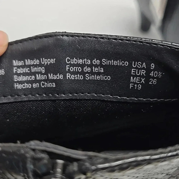 {Time and Tru} Womens Black Memory Foam Pointy Toe Ankle Booties - Size 9 - Picture 6 of 11